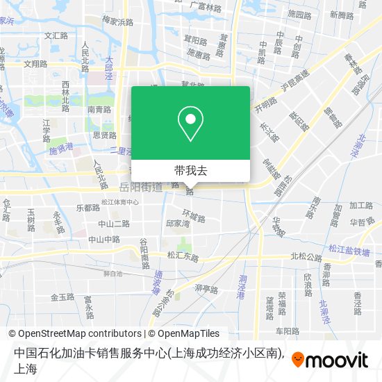 中国石化加油卡销售服务中心(上海成功经济小区南)地图