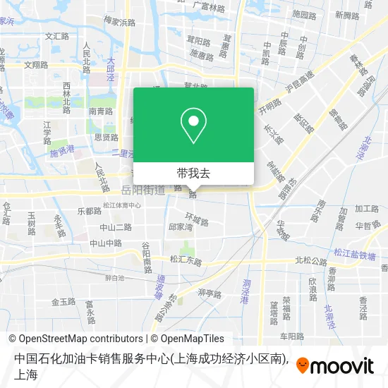 中国石化加油卡销售服务中心(上海成功经济小区南)地图