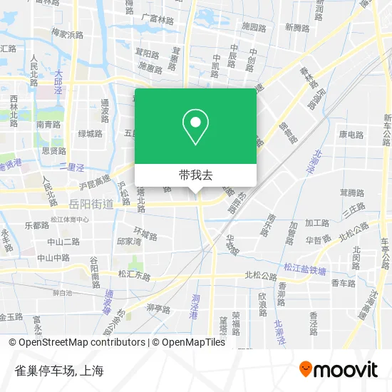 雀巢停车场地图