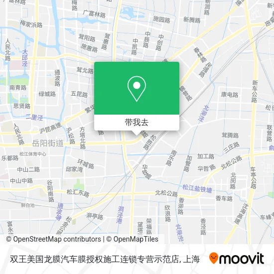 双王美国龙膜汽车膜授权施工连锁专营示范店地图