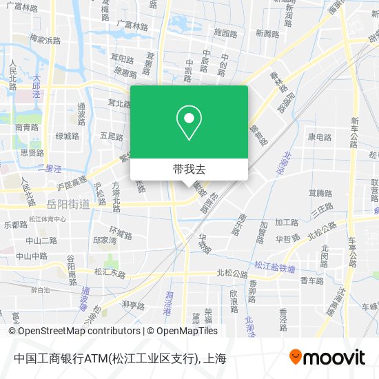 中国工商银行ATM(松江工业区支行)地图