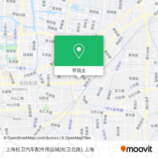 上海松卫汽车配件用品城(松卫北路)地图