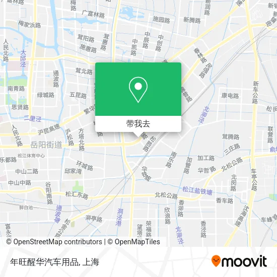 年旺醒华汽车用品地图