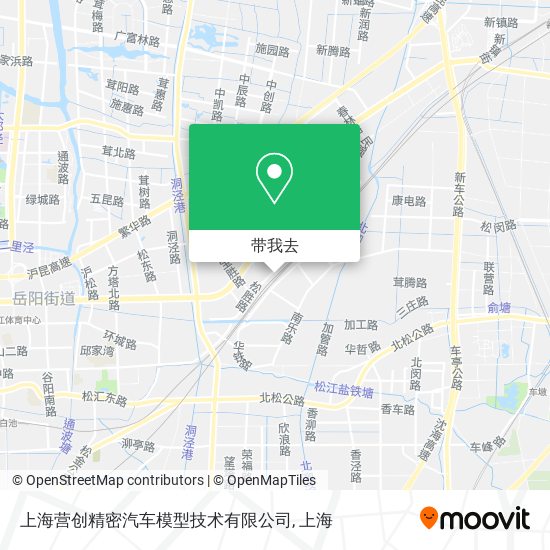 上海营创精密汽车模型技术有限公司地图