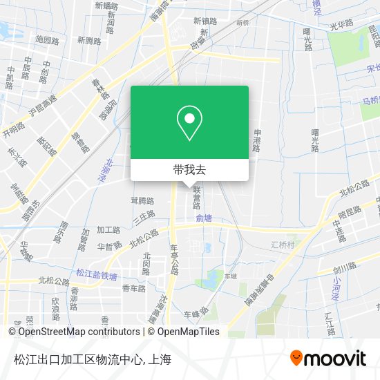 松江出口加工区物流中心地图