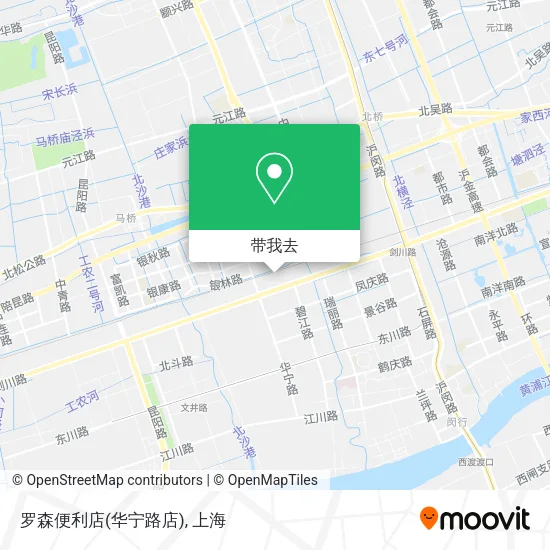 罗森便利店(华宁路店)地图