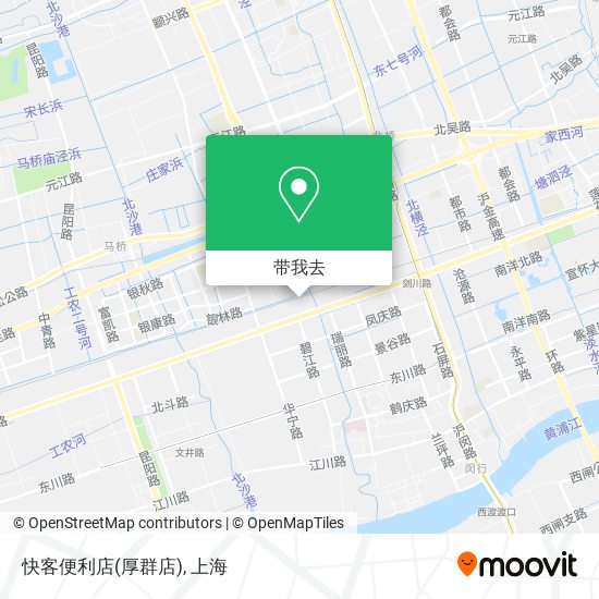 快客便利店(厚群店)地图