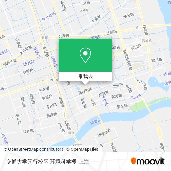 交通大学闵行校区-环境科学楼地图