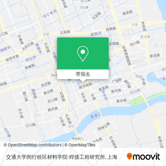 交通大学闵行校区材料学院-焊接工程研究所地图