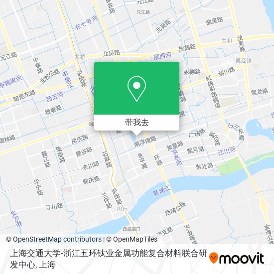 上海交通大学-浙江五环钛业金属功能复合材料联合研发中心地图