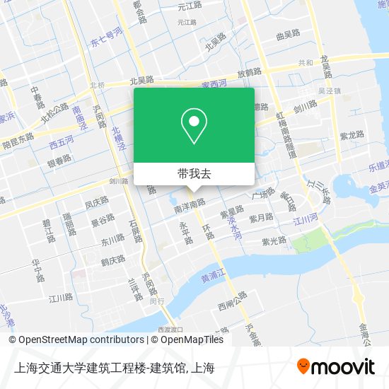 上海交通大学建筑工程楼-建筑馆地图