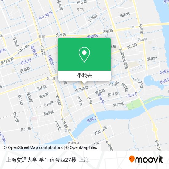 上海交通大学-学生宿舍西27楼地图