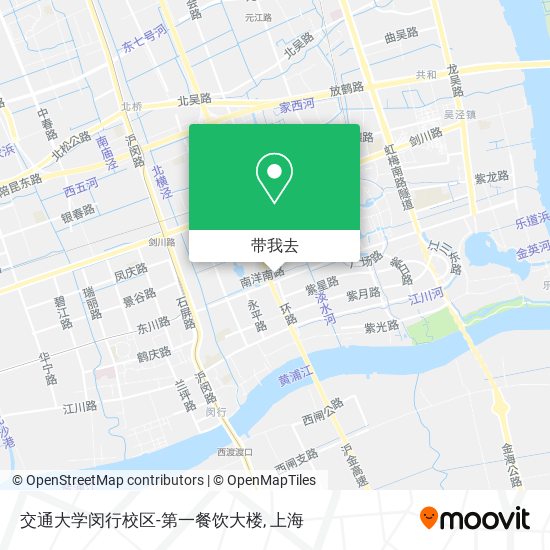 交通大学闵行校区-第一餐饮大楼地图