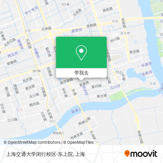 上海交通大学闵行校区-东上院地图