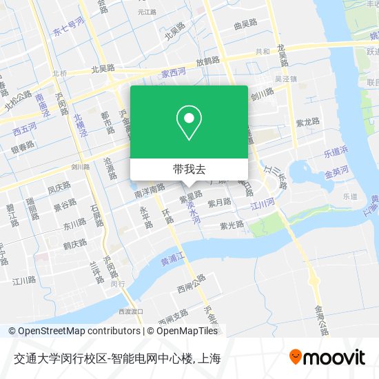 交通大学闵行校区-智能电网中心楼地图