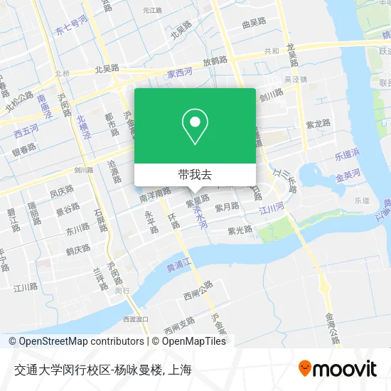 交通大学闵行校区-杨咏曼楼地图