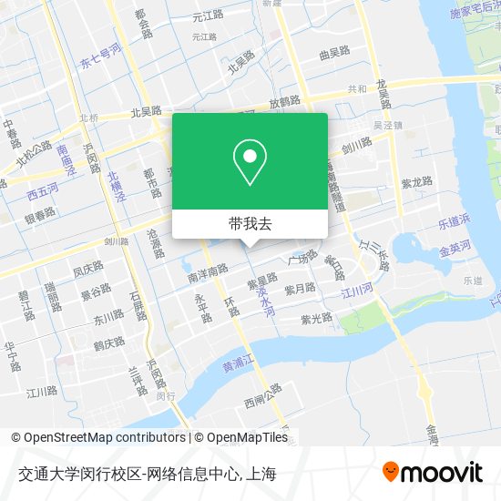 交通大学闵行校区-网络信息中心地图