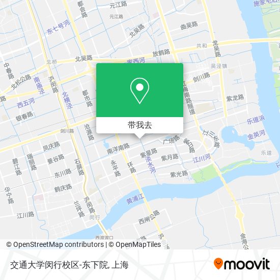 交通大学闵行校区-东下院地图
