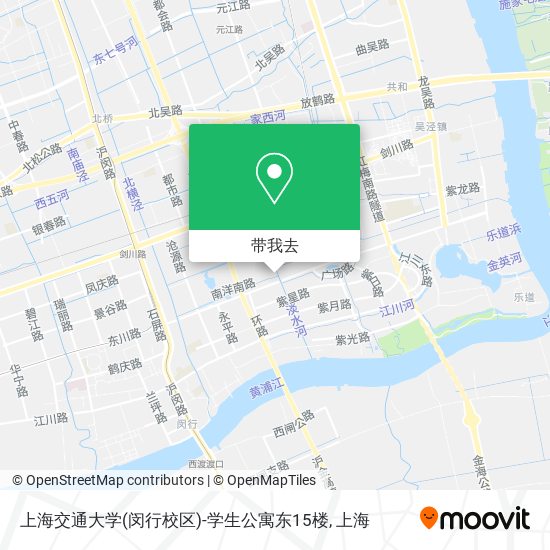 上海交通大学(闵行校区)-学生公寓东15楼地图