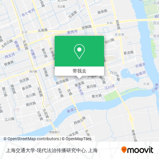 上海交通大学-现代法治传播研究中心地图