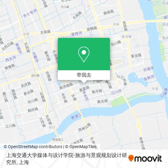 上海交通大学媒体与设计学院-旅游与景观规划设计研究所地图