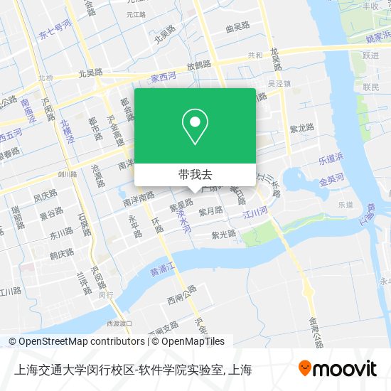上海交通大学闵行校区-软件学院实验室地图