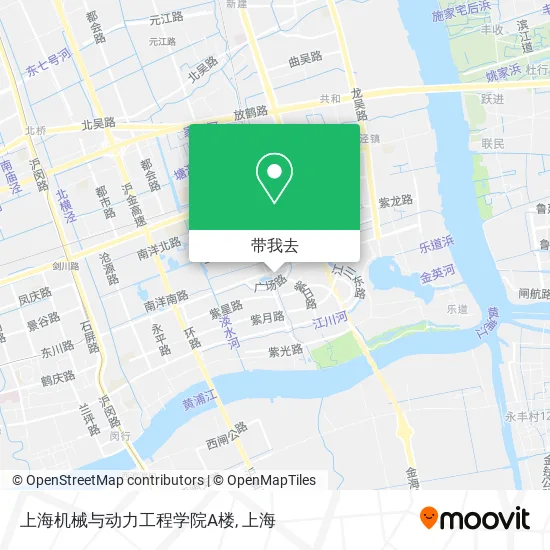 上海机械与动力工程学院A楼地图