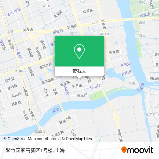 紫竹国家高新区1号楼地图