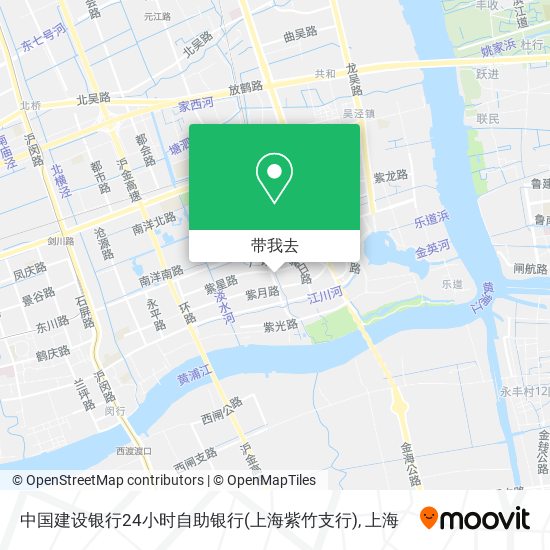 中国建设银行24小时自助银行(上海紫竹支行)地图