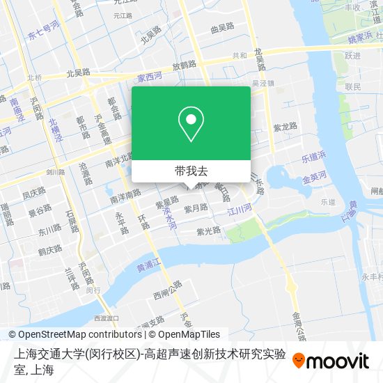 上海交通大学(闵行校区)-高超声速创新技术研究实验室地图