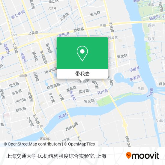 上海交通大学-民机结构强度综合实验室地图
