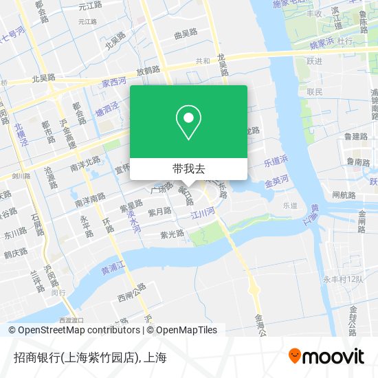 招商银行(上海紫竹园店)地图