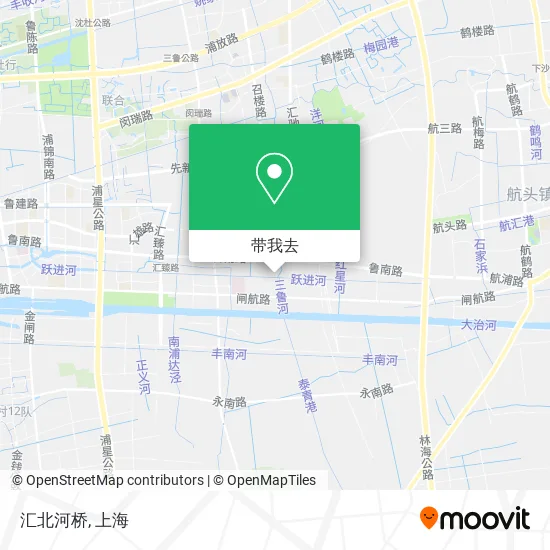 汇北河桥地图