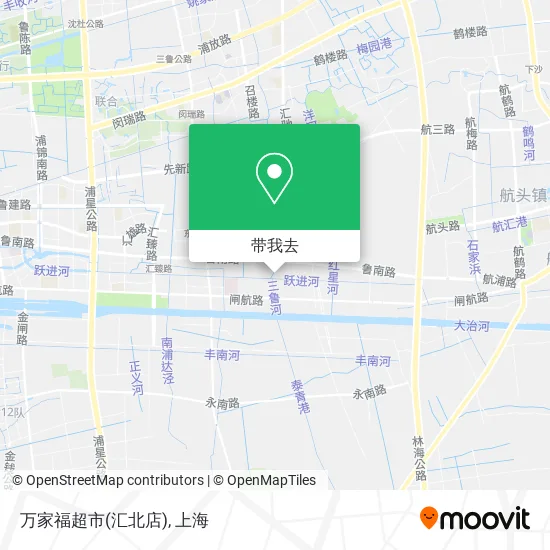 万家福超市(汇北店)地图