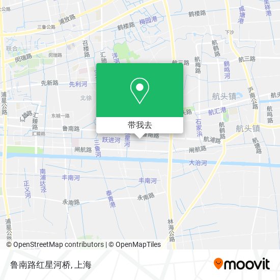 鲁南路红星河桥地图