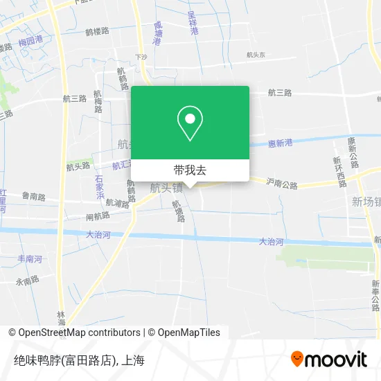 绝味鸭脖(富田路店)地图