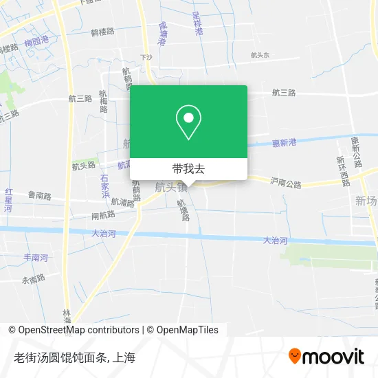 老街汤圆馄饨面条地图