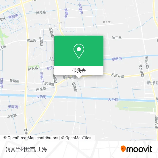 清真兰州拉面地图