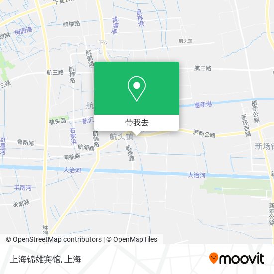 上海锦雄宾馆地图