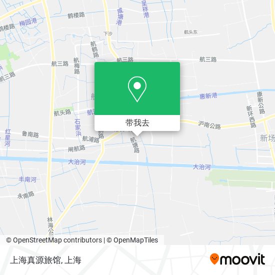 上海真源旅馆地图