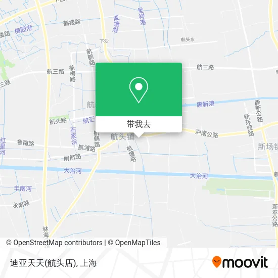 迪亚天天(航头店)地图