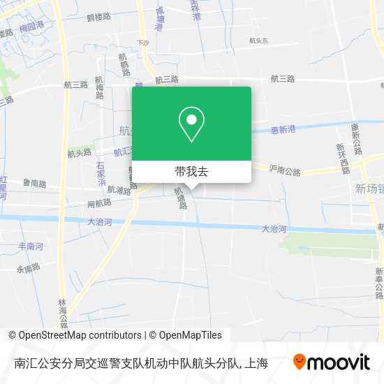 南汇公安分局交巡警支队机动中队航头分队地图