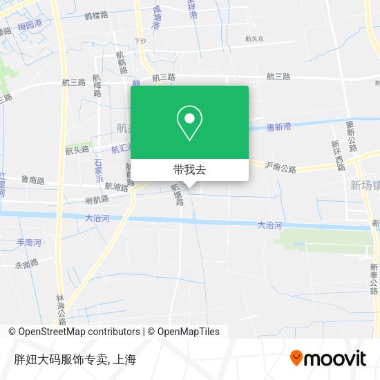 胖妞大码服饰专卖地图