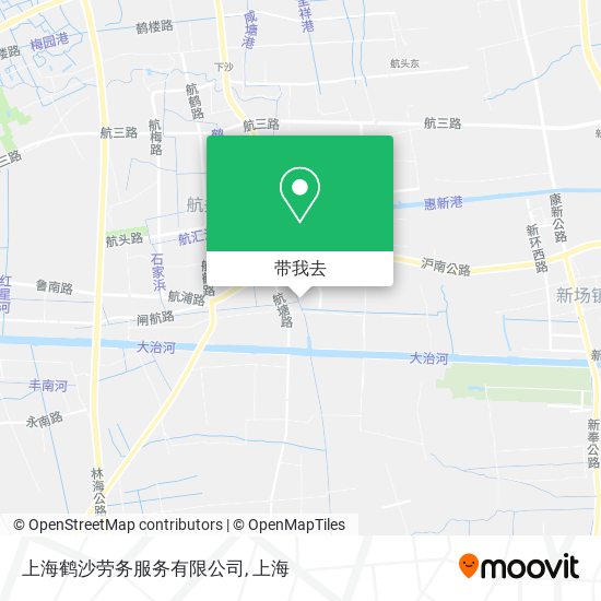 上海鹤沙劳务服务有限公司地图