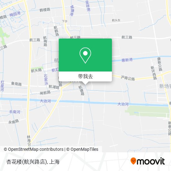 杏花楼(航兴路店)地图