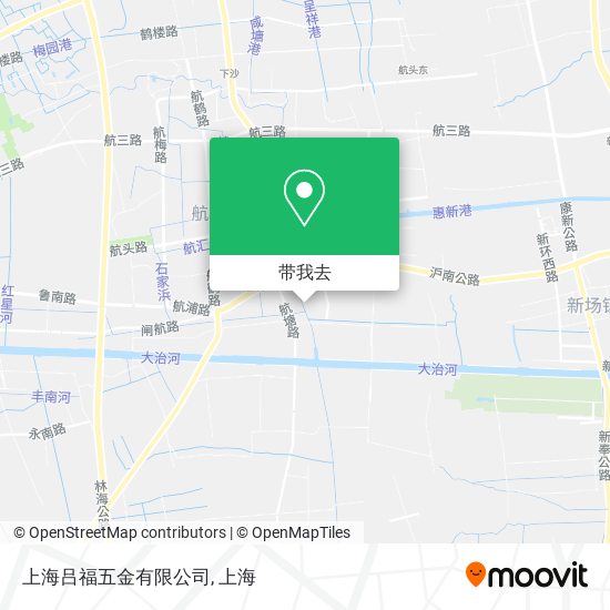 上海吕福五金有限公司地图