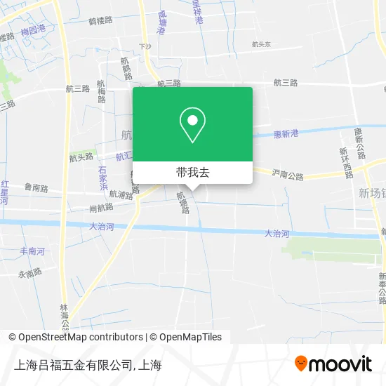 上海吕福五金有限公司地图