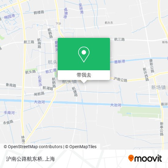 沪南公路航东桥地图