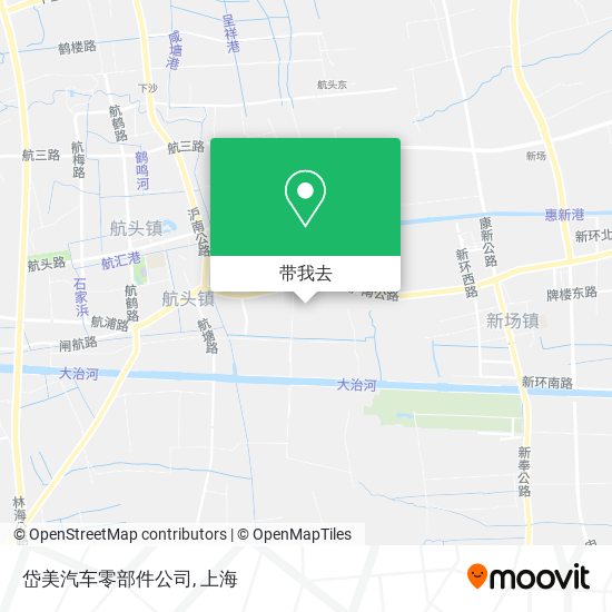 岱美汽车零部件公司地图