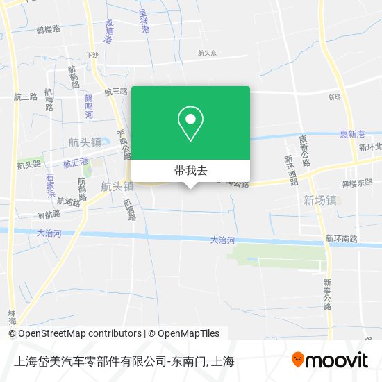 上海岱美汽车零部件有限公司-东南门地图